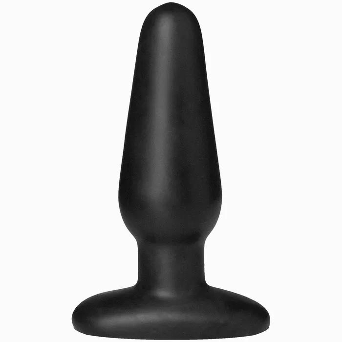 Anal Platinum Truskyn Tru Plug Taper Black Doc Johnson Novelties