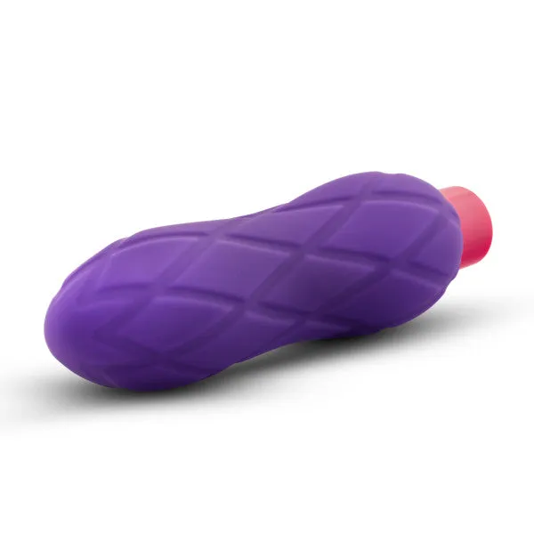 Aria Crystal Plum Rechargeable Bullet Kit Blush Novelties Female Sex Toys