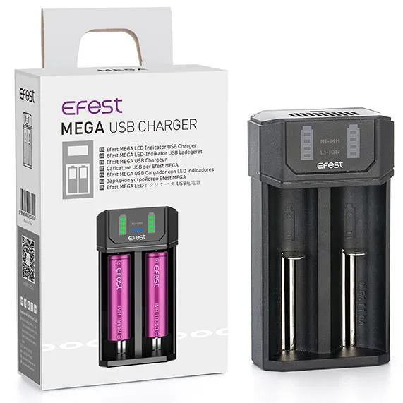EFEST EFEST MEGA 2 BAY BATTERY CHARGER Vibrators
