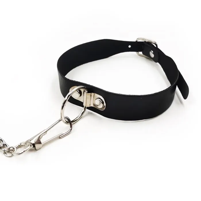 Male Sex Toys SxLife Official BDSM Sexy Leash Ring Steel Chain Spreader Cosplay