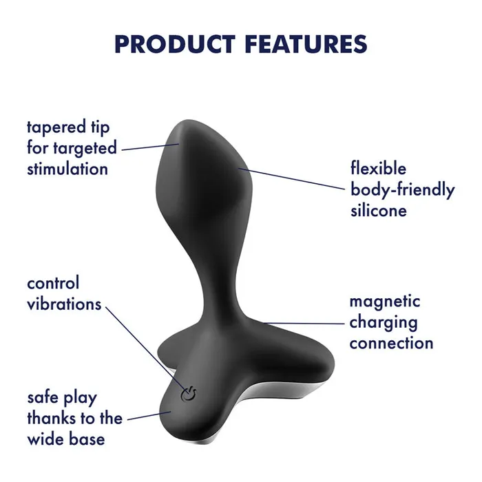 Satisfyer Game Changer Vibrating Anal Plug Black Satisfyer Anal