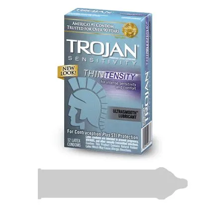 Trojan Thintensity 12 Pack ECS Female Sex Toys