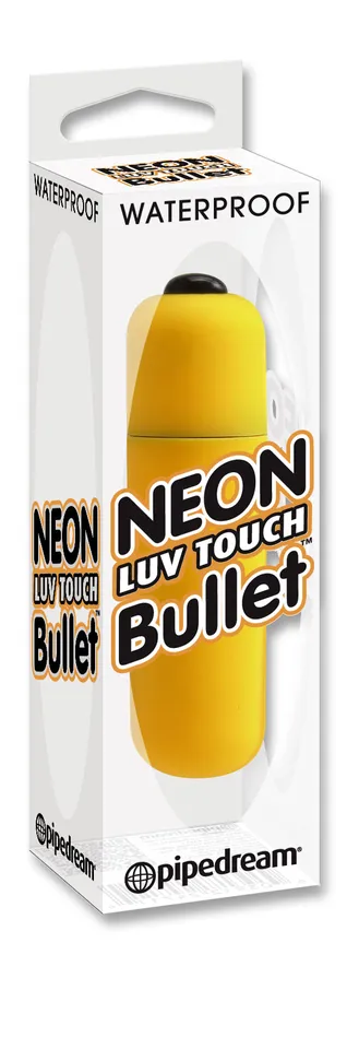Vibrators Pipedream Products Neon Luv Touch Bullet Orange
