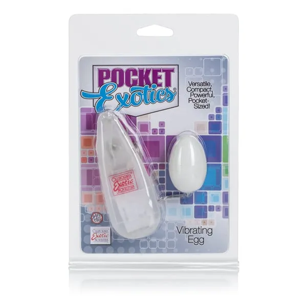 Vibrators Pocket Exotic Egg Ivory Multi Speed California Exotic Novelties