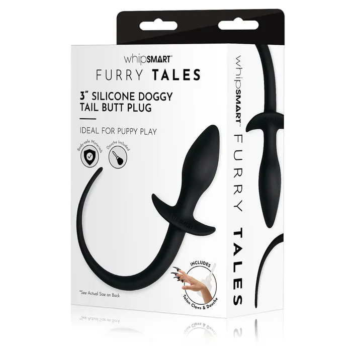 WhipSmart Anal WhipSmart Furry Tales 3 Silicone Doggy Tail Butt Plug