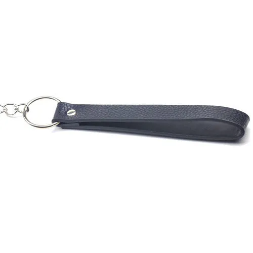 Anal Pleasure Malta Black Embossed Bondage leash Collar