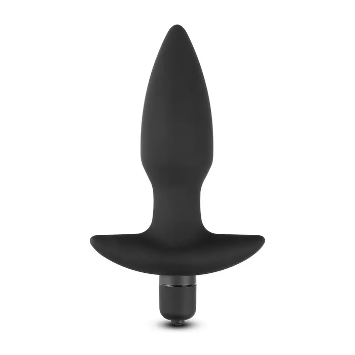 Anal Pleasuremalta Black Silicone Vibrating Anal Plug