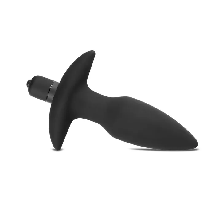 Anal Pleasuremalta Black Silicone Vibrating Anal Plug