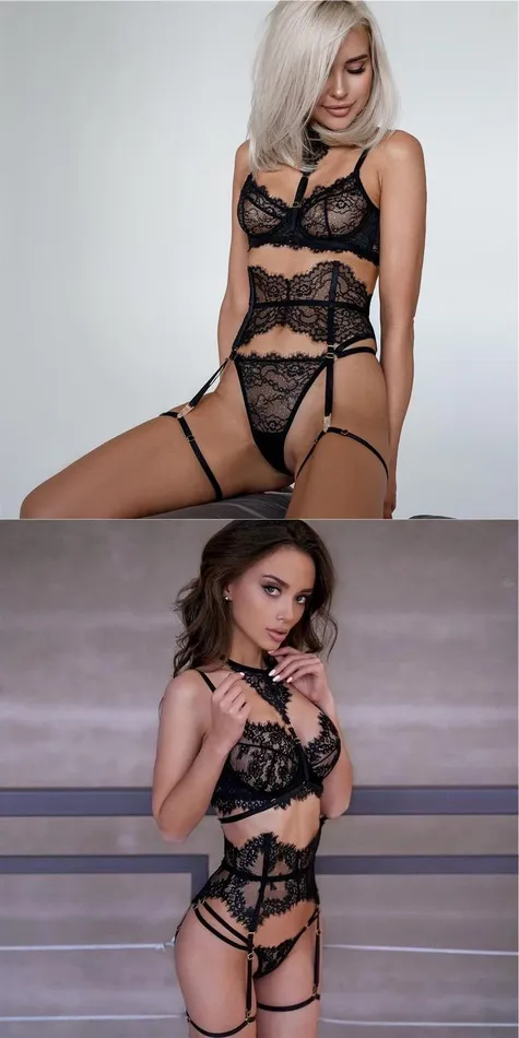 Obsidian Lace Straps Set PP Products Anal