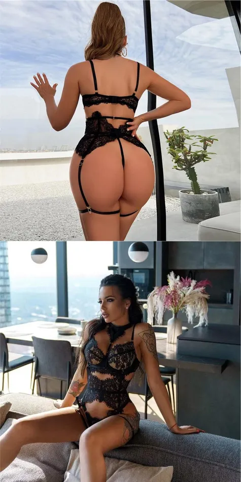 Obsidian Lace Straps Set PP Products Anal