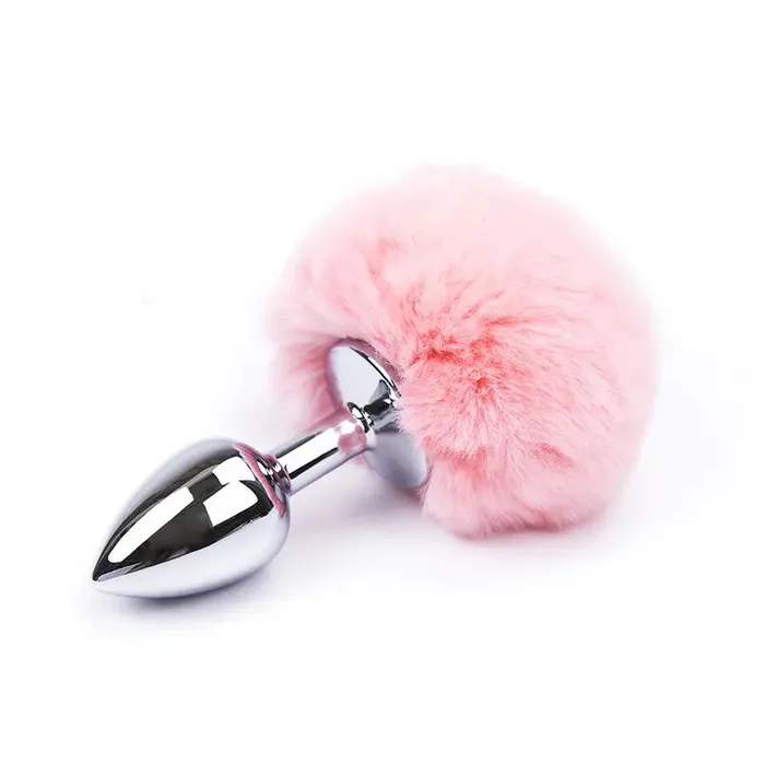 Pleasure Passion Fluffy Bunny Tail Butt Plug Sold Individually Anal
